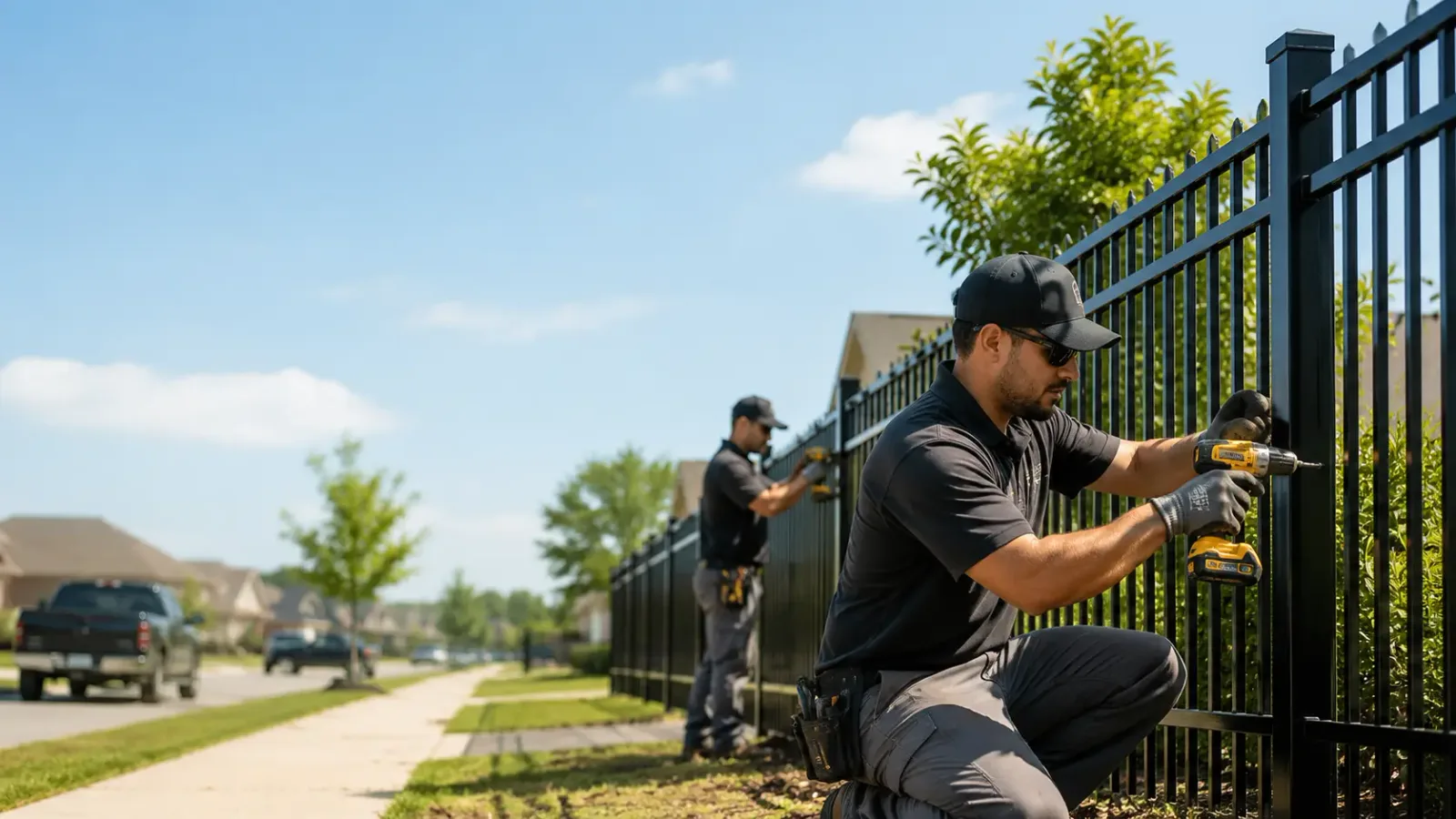 Metal Fence Installation in Waggoner, IL
